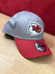 Kansas City Chiefs New Era 9Forty Snapback Mütze grau & rot neu verstellbar - Bild 1 von 3