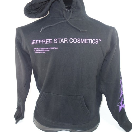 VETEMENTS Felpa Pullover Jeffree Star Cosmetics 5 Anniversario Nero Viola M