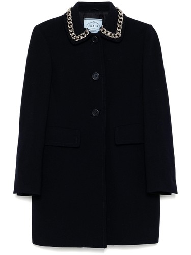 PRADA Cappotto Marina Militare Collare Catena