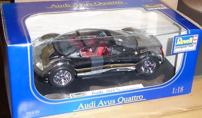 Revell 08830 Audi Avus Quattroaus Metallo Chrommetallic 1/18 neuwertig IN Conf - Immagine 1 di 4