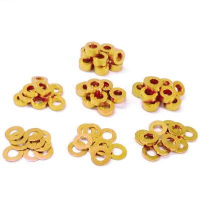 Junta de tornillo de arandela espaciadora plana de aleación de aluminio redonda CNC M3 10 PIEZAS para coche de radiocontrol Foto 1 de 4