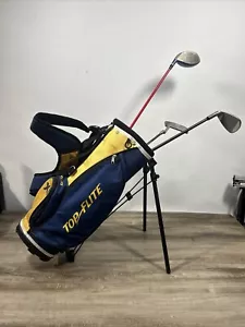 Jr Tour Golf Set 3 Clubs & Bag Set Right Hand Kids Iron Driver Putter - Picture 1 of 16