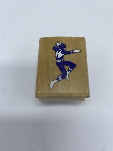 1993 Noteworthy MMPR Mighty Morphin Power Rangers Blue Ranger Rubber Stamp