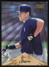 1996 Pinnacle Starburst  J.T. Snow #149 California Angels