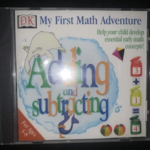 My First Math Adventure Adding and Subtracting CD  (PC, 1997) New - Picture 1 of 4