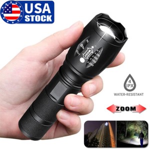 Powerful Flashlight Waterproof Torch Portable Camping Tactical Flashlight 5Modes
