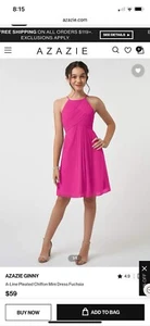 2 Azazie Dresses, Sz Junior 12, Both Only Worn Once , $35 Each Or $60 For Both - Picture 1 of 2