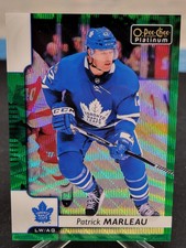 2017-18 Upper Deck O-Pee-Chee Platinum Patrick Marleau Emerald Surge #9/10 Leafs