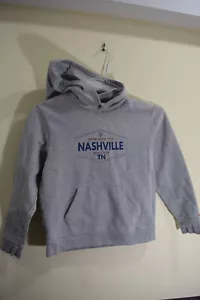Nashville Music City YOUTH L 10-12 Tennessee TN Gray Pullover Hoodie Sweatshirt - Picture 1 of 7