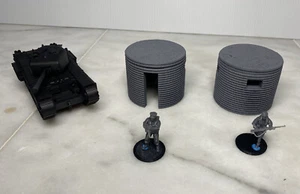 Bolt Action: Zweiter Weltkrieg britischer Typ 25 runder Bunker | Pillendose (28 mm Maßstab) - Bild 1 von 6