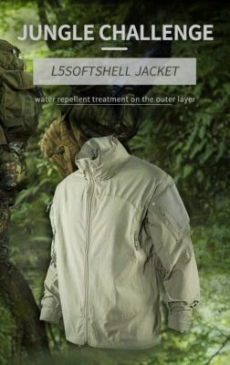 Tactical PCU L5 Soft Shell Charge Clothes Seals Nylon Jacket Combat Uniform Top - Image 1 of 4