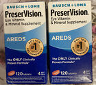 2PACK Bausch+Lomb PreserVision AREDS 120 Tablets EXP 1/22
