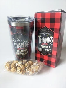 Hallmark Holiday Mug Thanks for Making a Difference Stainless Steel Appreciation - Picture 1 of 8