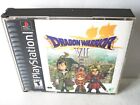 Coque Dragon Warrior VII 7 UNIQUEMENT PAS DE JEU PS1 PlayStation 1 dos vide art original