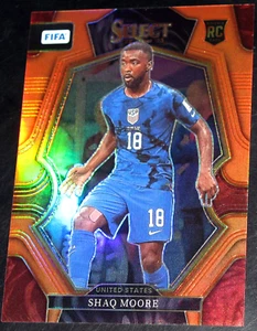 2022-23 Select FIFA Shaq Moore Orange Prizm # 37/60 Mezzanine #185 USA RC - Picture 1 of 2