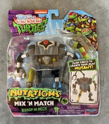 Nickelodeon Tales of The TMNT Mutations Mix N' Match BISHOP IN MECH 4.5" Figure - Image 1 of 4