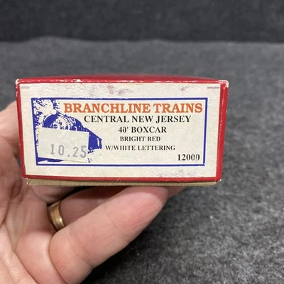 Branch line Trains #12000 Central New Jersey 40’ Box Car In Box (BR101225-17) - Image 1 of 4