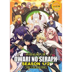 DVD Anime Seraph Of The End: Vampire Reign Season 1+2 (1-24 End)+OVA English Dub - Imagen 1 de 6