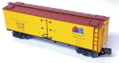 Coche refrigerador de madera antiguo escala O, Boston & Maine "Banana Service" 40' Foto 1 de 4