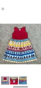 Girls Hanna Andersson Disney Star Wars Mixie Tank Colorful Dress Size 8  - Picture 1 of 3