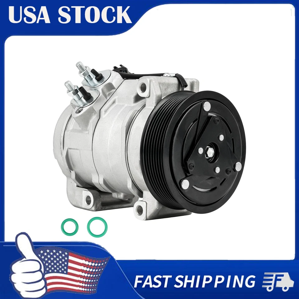 Compresor de aire acondicionado con embrague 178313 para Dodge Ram 3500 2014 Ram 1500 2010 3,6 L Foto 1 de 4