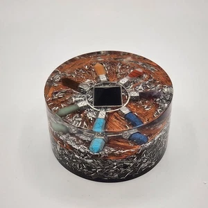 ChakraCore Zylinder Orgonit - Energie Harmonisierer mit Chakra Stab & Obsidian Pow - Bild 1 von 7