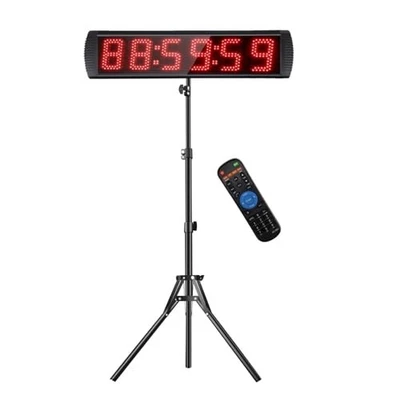 Turnuhr, 5 Zoll Turnuhr mit Ständer, große LED Digital Wanduhr mit Fernbedienung - Bild 1 von 4