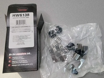 Herrajes de freno de disco trasero HW6138 Dorman pasador deslizante botas cuñas en caja Buick Chevy Foto 1 de 4