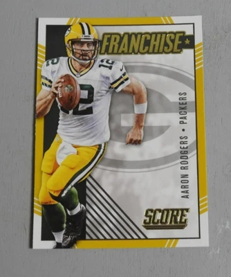 2016 PANINI SCORE FRANCHISE #23 - AARON RODGERS GREEN BAY PACKERS (QB) - NM - Image 1 of 2