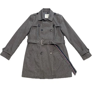 Gabardina Tommy Hilfiger Mujer Talla M City Doble Pecho Cinturón Forrado Carrera - Imagen 1 de 15
