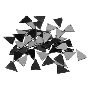 50Pcs 20x16mm Mirror Beads DIY Sew on Irregular Mirror Piece - Picture 1 of 5