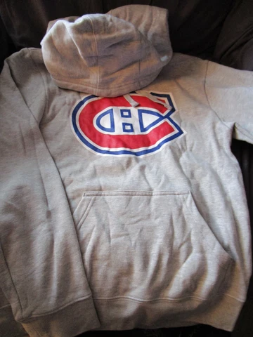 NEW FANATICS  NHL HOCKEY MONTREAL CANADIENS HOODIE HOODED SWEATSHIRT MENS SMALL Cover