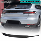 Fur Porsche Macan 2020 2023 Echt Carbon Heckspoiler Rear Lip Abrisskante Flugel