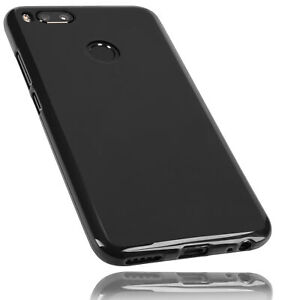 mumbi Hülle für Xiaomi Mi A1 Schutzhülle Case Cover Tasche Schutz Schwarz