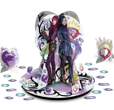 NEW Disney Descendants 2 Party Table Decorations Centerpieces Confetti  - Image 1 of 3
