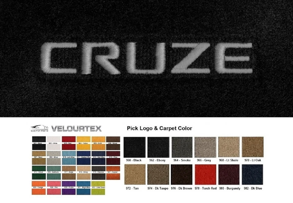 Lloyd Mats Velourtex Chevrolet Cruze Custom Front Floor Mats (2011 & Up) Foto 1 de 4