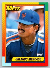 1990  Topps Traded #73T Orlando Mercado New York Mets