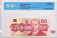 1988 Bank Of Canada $50 Thiessen/Crow EHR6288061 - CCCS Chunc62 -