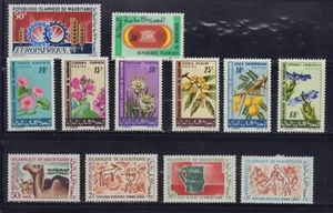 MAURITANIA 1966 206-211, 216-219, 220, C59 MINT MH - Picture 1 of 1