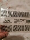 Clear With Fishnet (Toes) Minx Professional Nail Wraps New Salon Quality