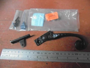 Black Iron Locking Left Hand Casement Fastener made by Primalite - Picture 1 of 4