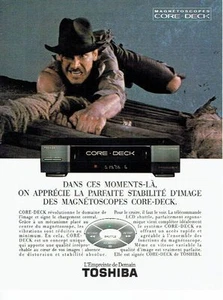 Werbung Advertising 0817 1993 Videorecorder Toshiba Core-Deck - Bild 1 von 1