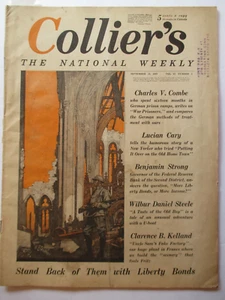 Collier’s Magazine 1918 1. Weltkrieg "Soldat steht Wache in Bauruine" - Bild 1 von 4