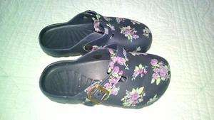 Skyline Collection Croc design floral shoes for girls size 6 - Picture 1 of 3