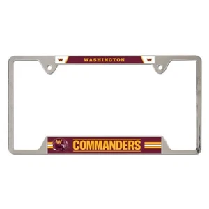 MARCO DE PLACA DE METAL WASHINGTON COMMANDERS DE WINCRAFT - Imagen 1 de 1