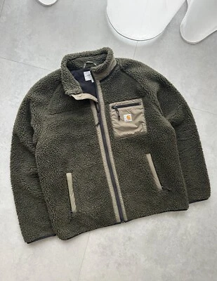 Men's CARHARTT WIP Prentis Liner Fleece Jacket RARE Size XL - Image 1 of 4