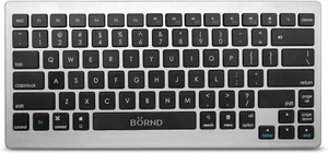 Teclado inalámbrico Bornd B33 PLATEADO Bluetooth 3.0 para iPad Mini/iPad/Nexus 7 - Imagen 1 de 4