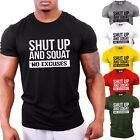 Shut up and SQUAT | Bodybuilding T-Shirt | Gym Clothing Stringer Vest GYMTIER