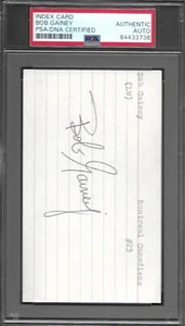 Bob Gainey  CANADIENS  SIGNED AUTOGRAPH 3x5 INDEX CARD  PSA / DNA AUTHENTIC  B - Picture 1 of 2