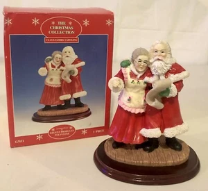 Vintage The Christmas Collection Claus Family Caroling Polystone Figure - Picture 1 of 12